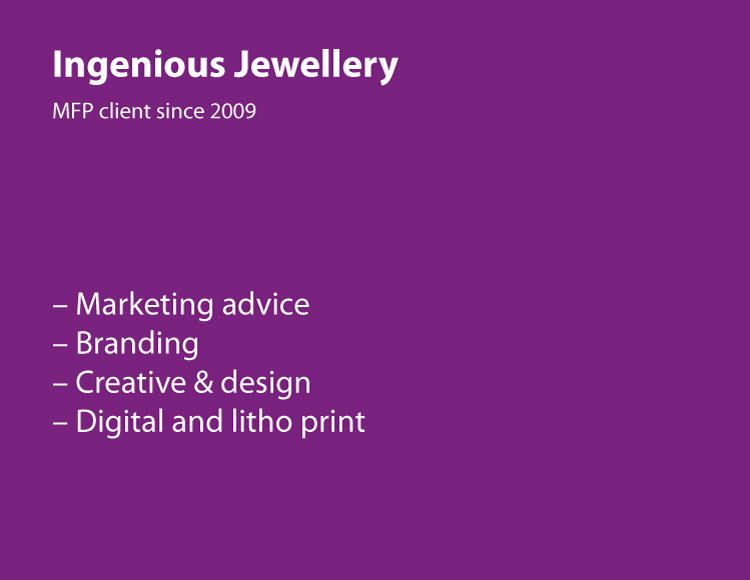 Ingenious Jewellery text